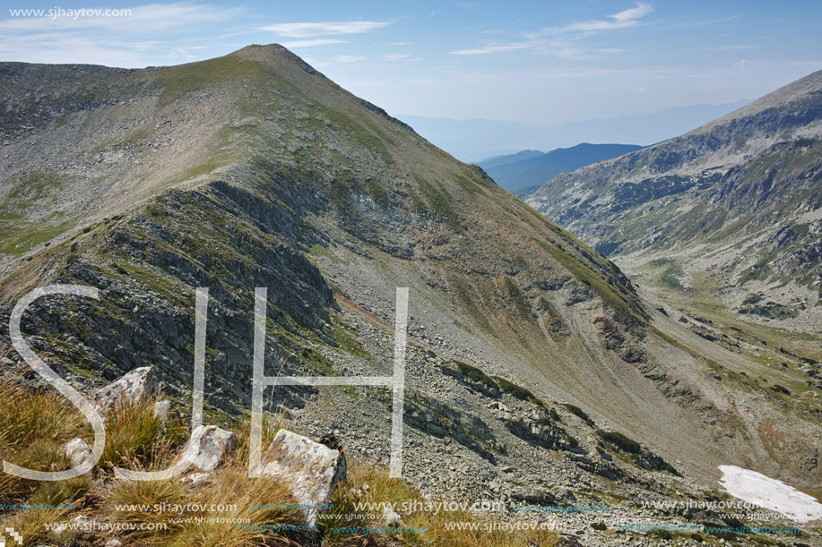 Amazing panorama from Dzhano Peak,  Pirin mountain, Bulgaria