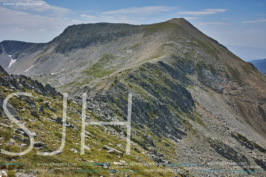 Amazing panorama from Dzhano Peak,  Pirin mountain, Bulgaria