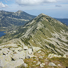 Panoramic view to Kremenski and Popovo lakes, Pirin mountain, Bulgaria