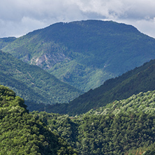 Amazing Landscape to  Rhodopes mountain from Asen"s Fortress,  Plovdiv Region, Bulgaria