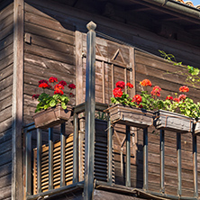 wooden Old house in Sozopol Town, Burgas Region, Bulgaria