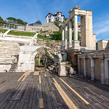 Remainings of Ancient Roman theatre in Plovdiv, Bulgaria