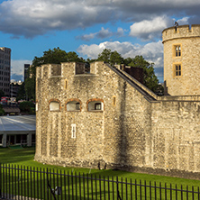LONDON, ENGLAND - JUNE 15 2016: Historic Tower of London, England, Great Britain