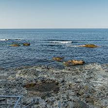 Rocks at coastline of town of Tsarevo, Burgas Region, Bulgaria