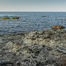 Rocks at coastline of town of Tsarevo, Burgas Region, Bulgaria