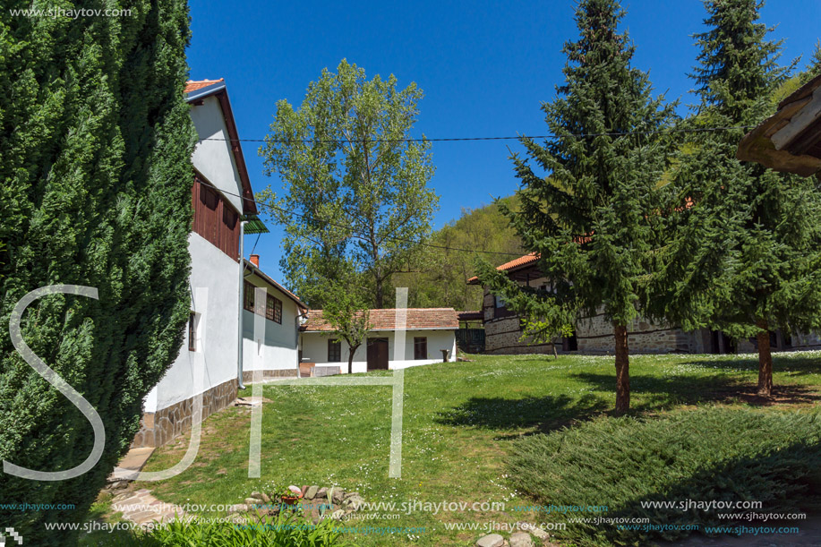 Panoramic view of Temski monastery St. George, Pirot Region, Republic of Serbia