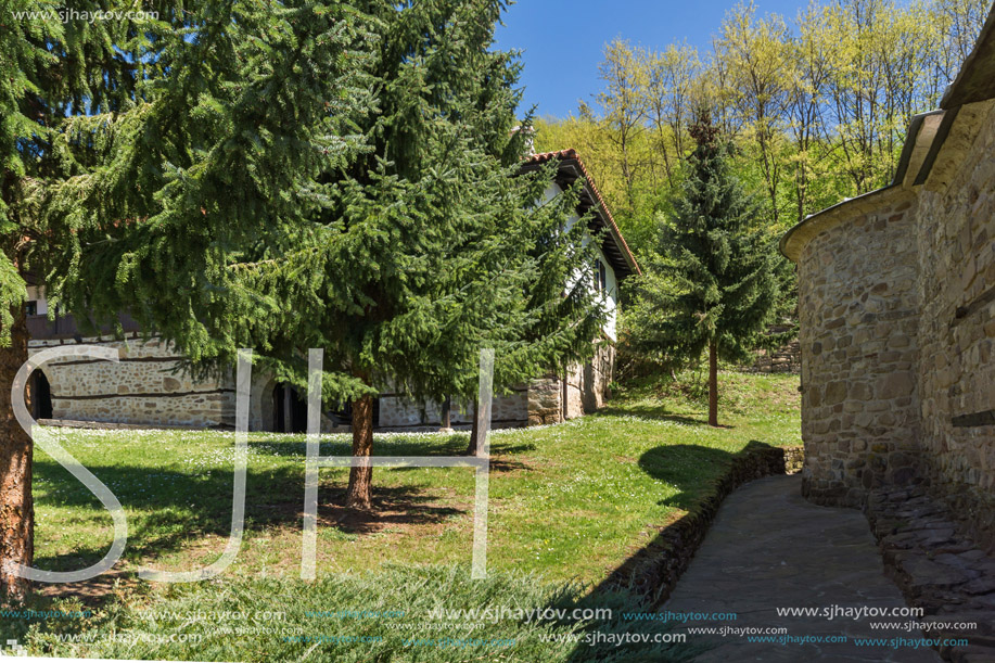 Panoramic view of Temski monastery St. George, Pirot Region, Republic of Serbia