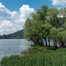 Amazing Summer Landscape of Pancharevo lake, Sofia city Region, Bulgaria