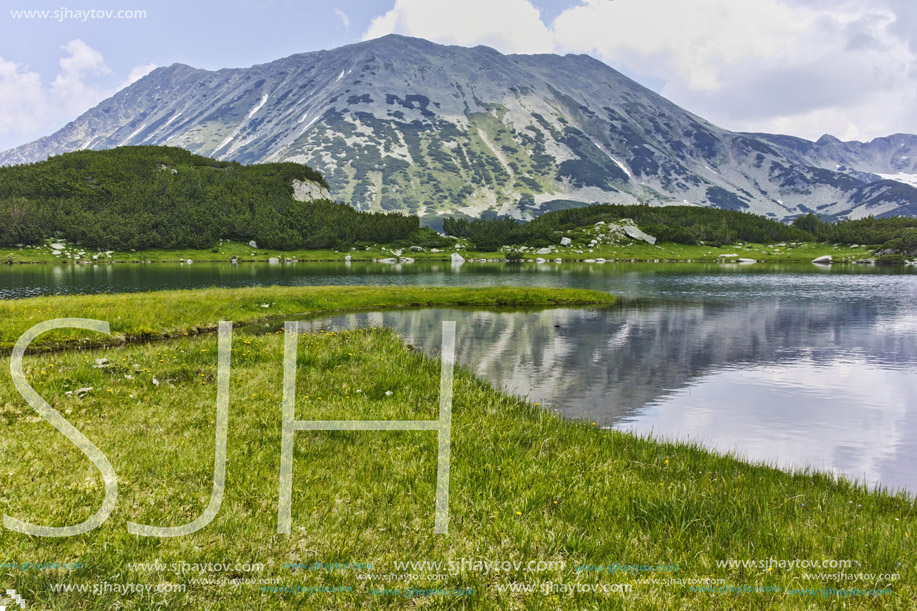Amazing Landscape with Muratovo lake and Todorka peak,  Pirin Mountain, Bulgaria