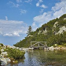 Landscape with River with clean waters,  Pirin Mountain, Bulgaria
