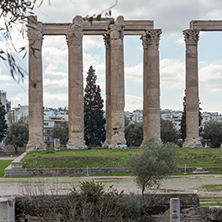 Temple of Olympian Zeus in Athens, Attica, Greece