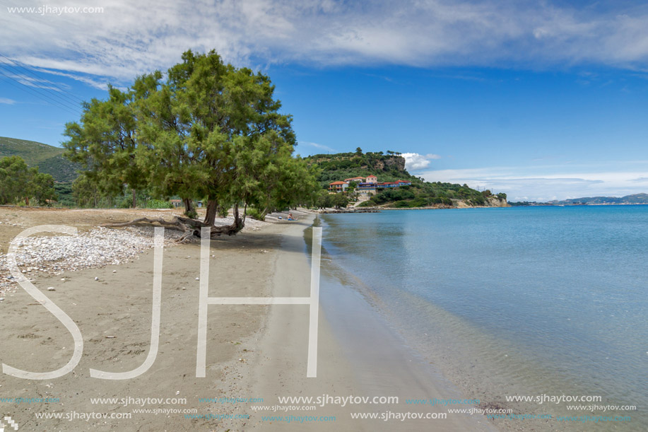 Amazing seascape of Keri Beach, Zakynthos island, Greece