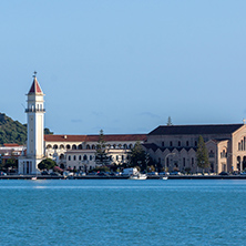 Amazing view of Cathedral of Saint Dionysios in Zakynthos City, Greece