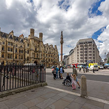 LONDON, ENGLAND - JUNE 15 2016: Panoramic view of Westminster, London, England, Great Britain