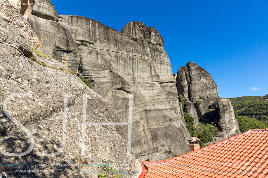 Orthodox Monastery of St. Nicholas Anapausas in Meteora, Thessaly, Greece