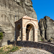 Orthodox Monastery of St. Nicholas Anapausas in Meteora, Thessaly, Greece