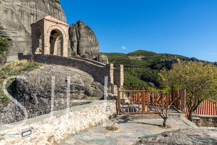 Orthodox Monastery of St. Nicholas Anapausas in Meteora, Thessaly, Greece