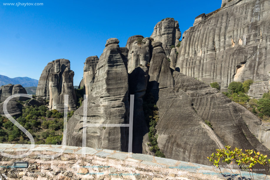 Orthodox Monastery of St. Nicholas Anapausas in Meteora, Thessaly, Greece