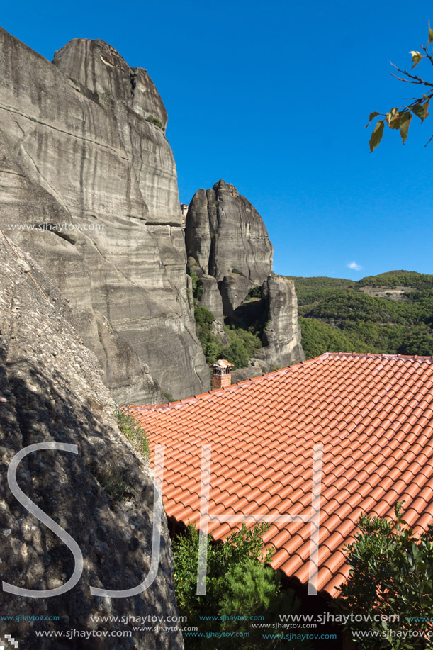 Orthodox Monastery of St. Nicholas Anapausas in Meteora, Thessaly, Greece