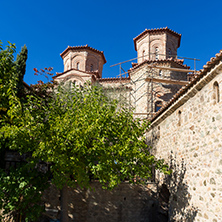 Inside view of Holy Monastery of Varlaam in Meteora, Thessaly, Greece