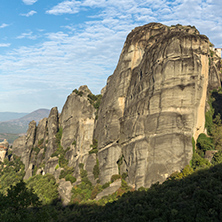 Outside view of Orthodox Monastery of St. Nicholas Anapausas in Meteora, Thessaly, Greece