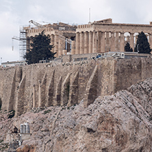 Amazing view of the Acropolis of Athens, Attica, Greece