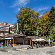 METSOVO, EPIRUS, GREECE - OCTOBER 19 2013: Panoramic view of village of Metsovo near city of Ioannina, Epirus Region, Greece