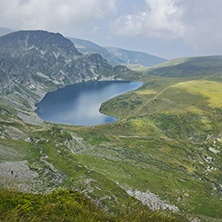 Amazing Landscape of The Kidney lake, The Seven Rila Lakes, Bulgaria