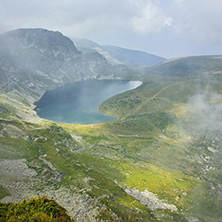 Amazing Landscape of The Kidney lake, The Seven Rila Lakes, Bulgaria