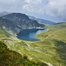 Amazing Landscape of The Kidney lake, The Seven Rila Lakes, Bulgaria