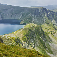 Amazing Landscape of The Kidney and The Eye lakes, The Seven Rila Lakes, Bulgaria