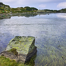 Amazing Landscape of The Fish lake, The Seven Rila Lakes, Bulgaria