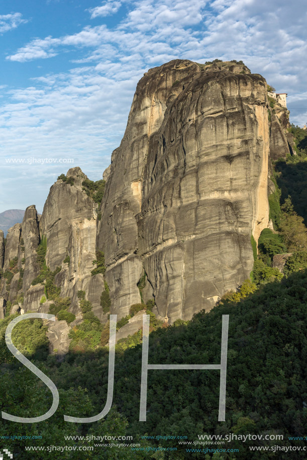 Rocks formation near Meteora, Thessaly, Greece