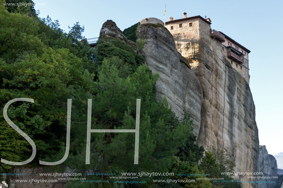 Rocks formation near Meteora, Thessaly, Greece