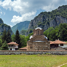 Amazing view of medieval Poganovo Monastery of St. John the Theologian, Serbia