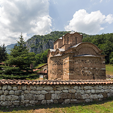 Amazing view of medieval Poganovo Monastery of St. John the Theologian, Serbia