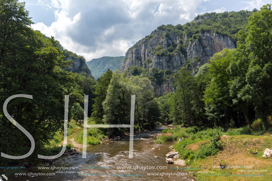 Amazing view of Jerma River Gorge in Vlaska Mountain, Dimitrovgrad region, Serbia