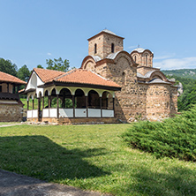 Amazing view of medieval Poganovo Monastery of St. John the Theologian, Serbia