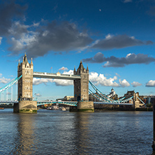 LONDON, ENGLAND - JUNE 15 2016: Sunset view of Historic Tower of London, England, Great Britain