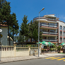 TSAREVO, BULGARIA - JUNE 27, 2013:  Street in town of Tsarevo, Burgas Region, Bulgaria