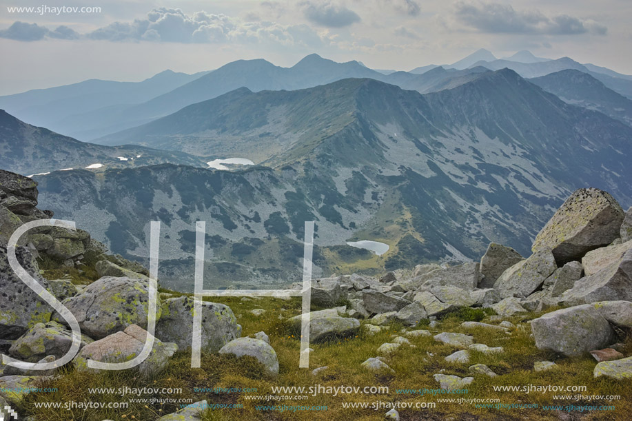 Panorama From Valyavishki chukar peak, Pirin mountain, Bulgaria