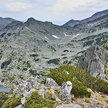 Amazing landscape from Dzhangal Peak, Pirin mountain, Bulgaria
