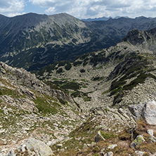 Amazing View From Banderitsa pass,  Pirin Mountain, Bulgaria