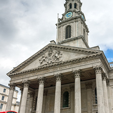 LONDON, ENGLAND - JUNE 16 2016: St Martin in the Fields church,  City of London, England, Great Britain