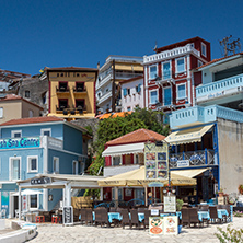 Amazing Panoramic view of town of Parga, Epirus, Greece