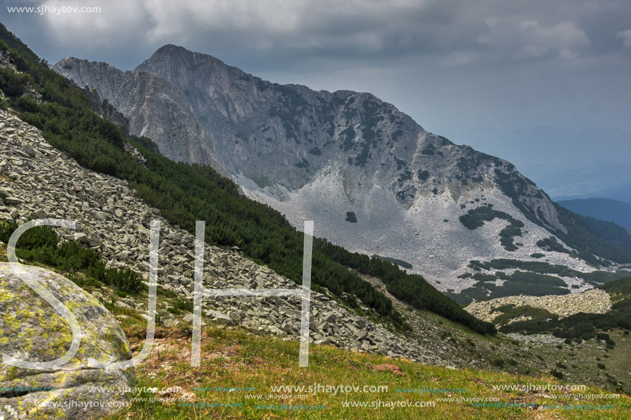 Amazing view of Cliffs of  Sinanitsa peak, Pirin Mountain, Bulgaria