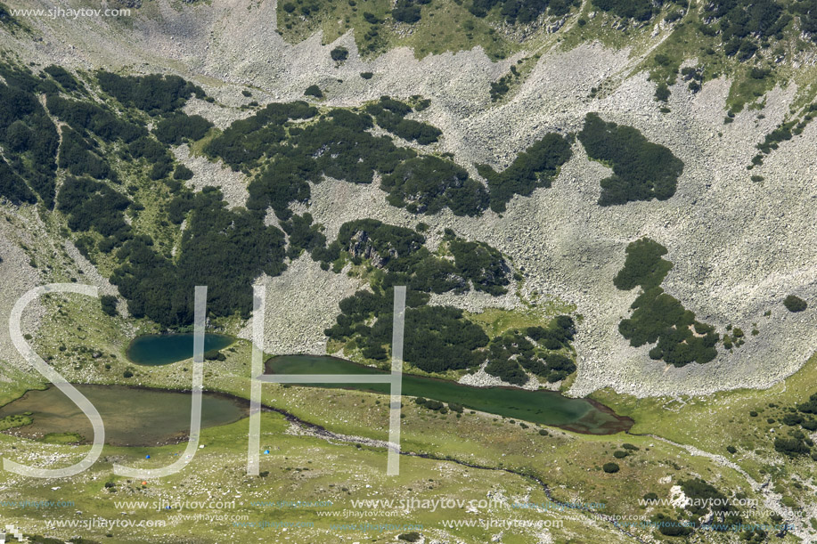 Amazing view of Vlahini lakes, Pirin Mountain, Bulgaria
