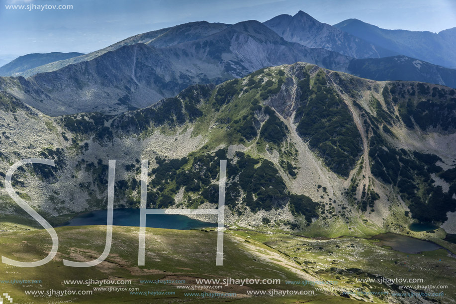 Amazing view of Vlahini lakes, Pirin Mountain, Bulgaria