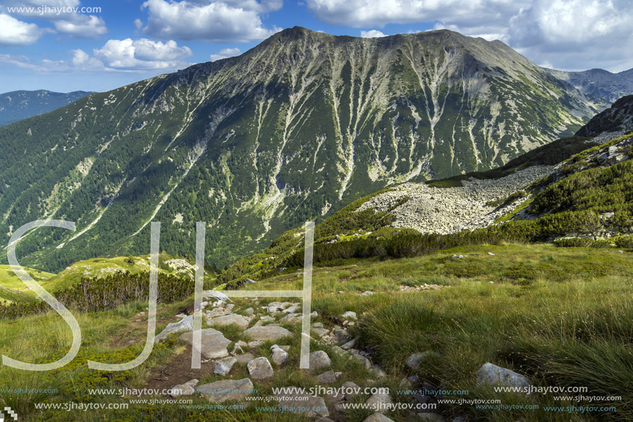 Amazing Panorama of Todorka peak, Pirin Mountain, Bulgaria