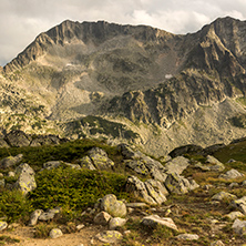 Amazing view of Kamenitsa peak, Pirin mountain, Bulgaria